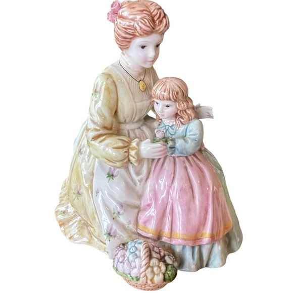 Yamada Original Mother Daughter Music Box Figurine You & Me Against The World 91 - Picture 9 of 10